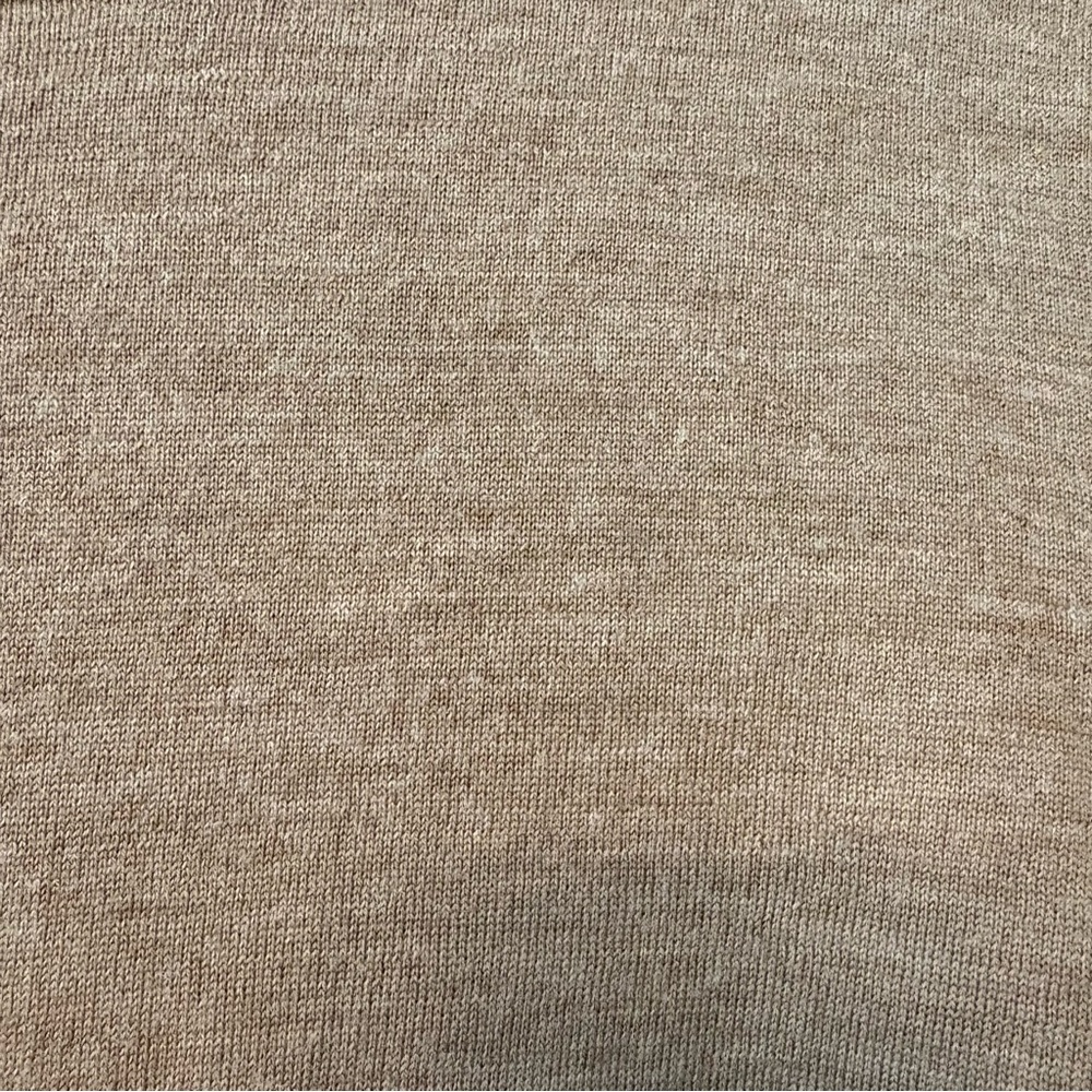 Banana Republic camel tan extra fine merino wool sweater petite medium - Picture 8 of 16